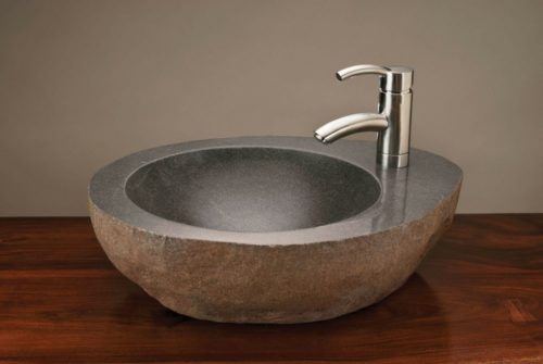 Stone-Forest-C26-FCT-Natural-Vessel-Sink-with-faucet-mount
